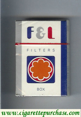 F&L F and L Filters Box cigarettes hard box